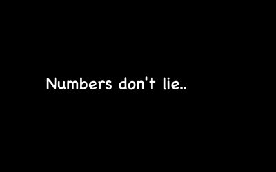 Numbers don’t lie, but you need to know the context