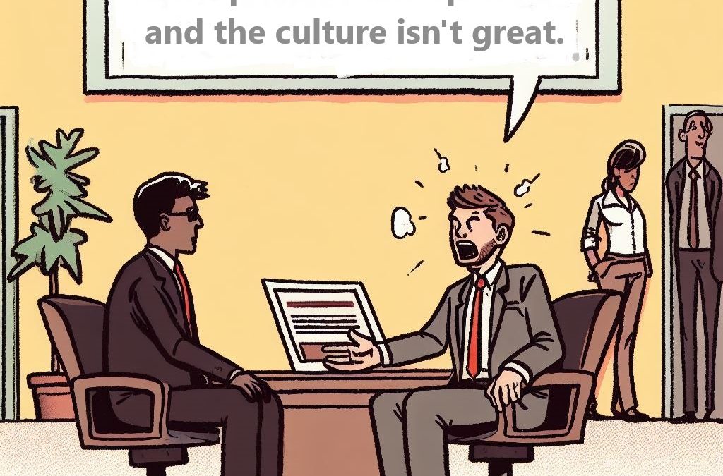 Hiring Manager told me that the workplace was political and didn’t have a good culture